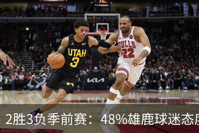 2胜3负季前赛：48%雄鹿球迷态度没变，38%更悲观