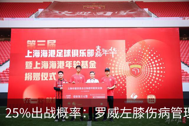 25%出战概率：罗威左膝伤病管理，开拓者主场对灰熊恐缺他